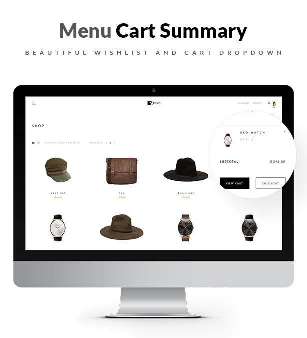 Artemis WooCommerce WordPress Theme Wishlist