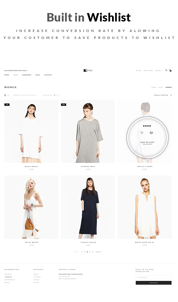 Artemis WooCommerce WordPress Theme Shop Layouts