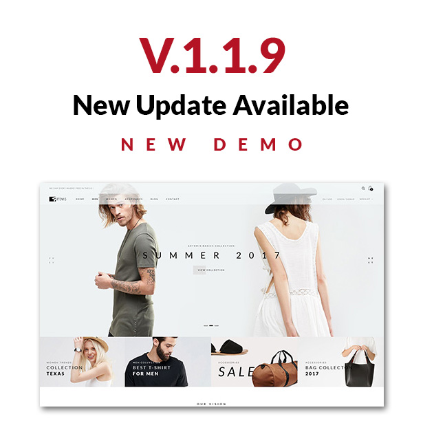 Artemis WooCommerce WordPress Fresh Update