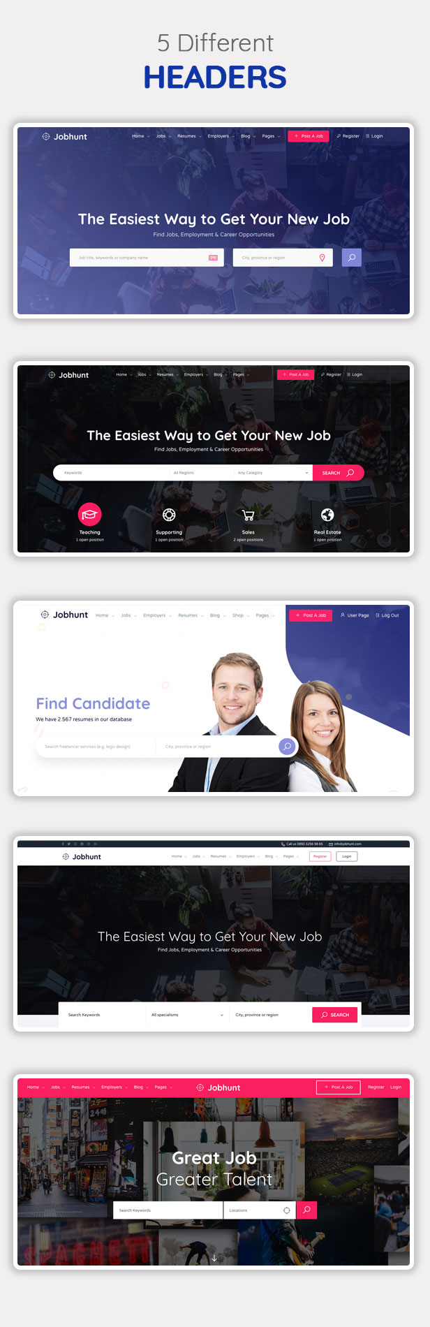 Jobhunt - Job Board WordPress theme for WP Job Manager - 9