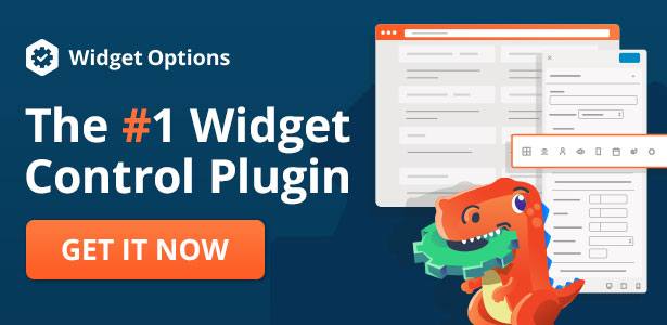 Widget Options The #1 Widget Control Plugin