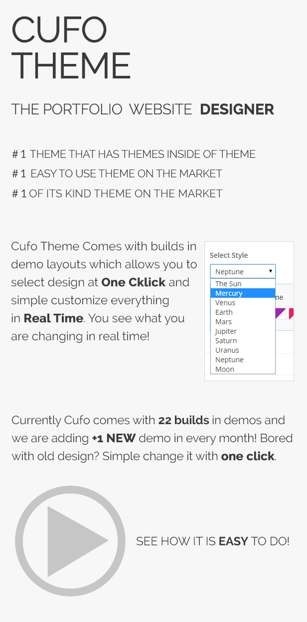 Cufo - Responsive WordPress Portfolio Theme - 1