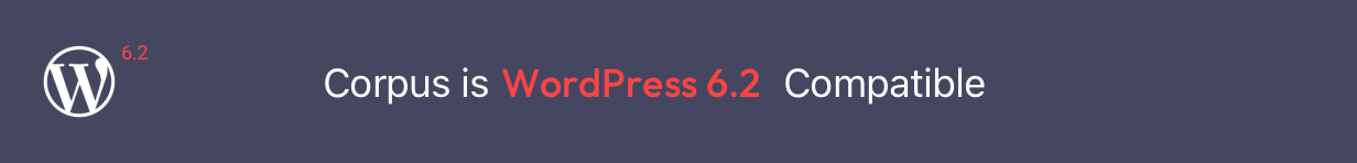 Corpus WordPress 6.2