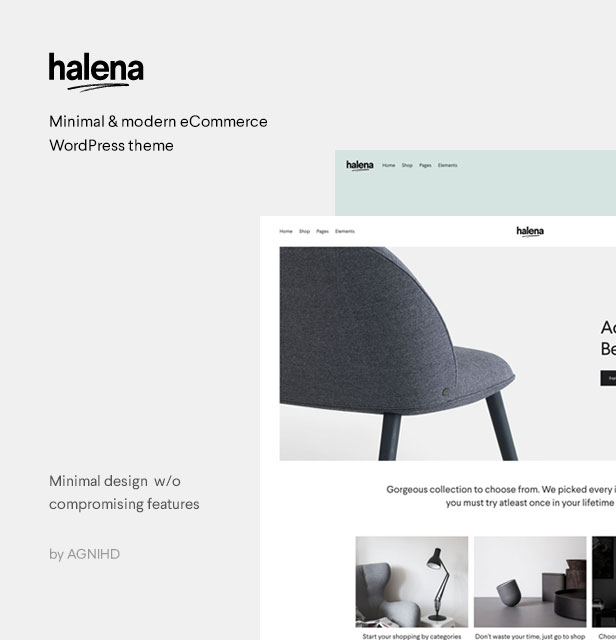 Halena | Minimal & Modern eCommerce WordPress Theme - 2