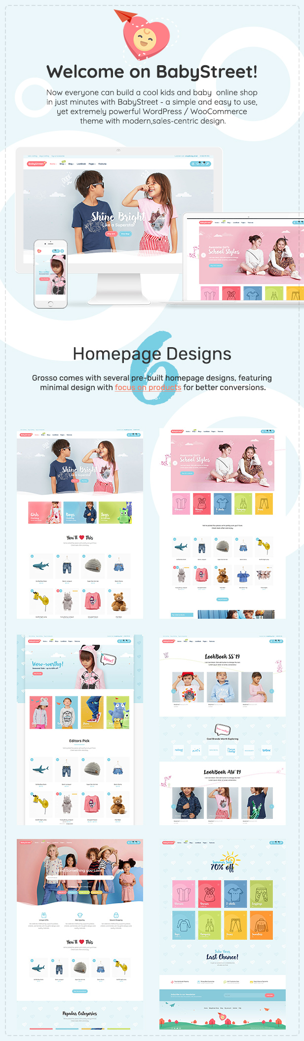 BabyStreet - WooCommerce Theme for Kids Toys and Clothes Shops - 3