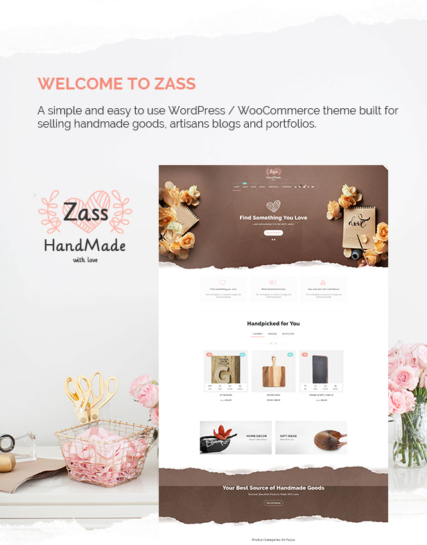 Zass - WooCommerce Theme for Handmade Artists and Artisans - 3