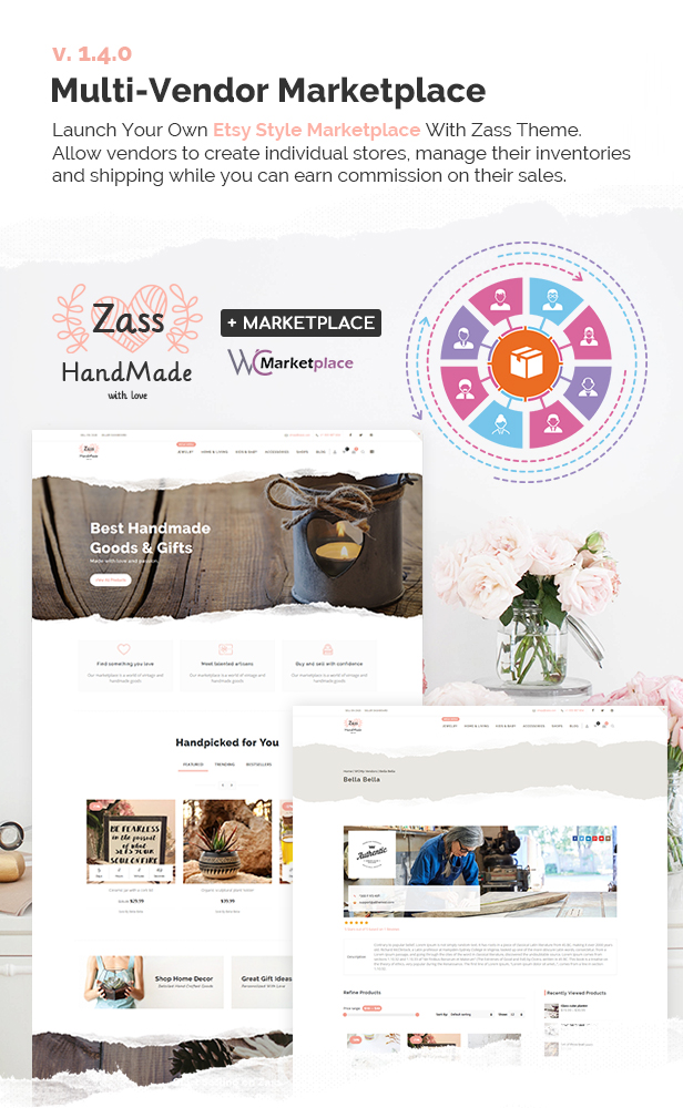 Zass - WooCommerce Theme for Handmade Artists and Artisans - 8