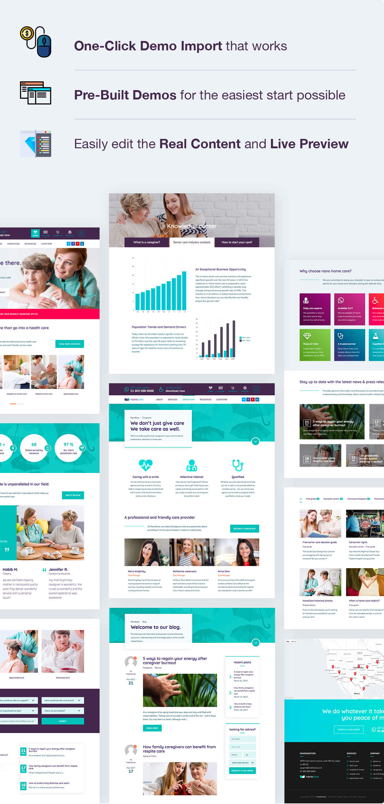 Home Health Care, Medical Care WordPress Theme - NanoCare - 4