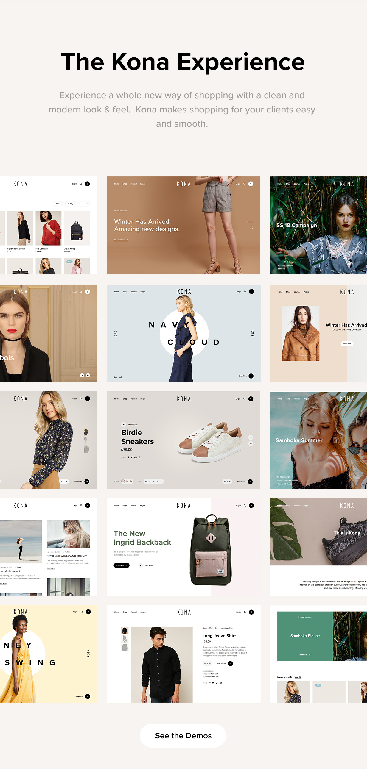 Kona - Modern & Clean eCommerce WordPress Theme - 10