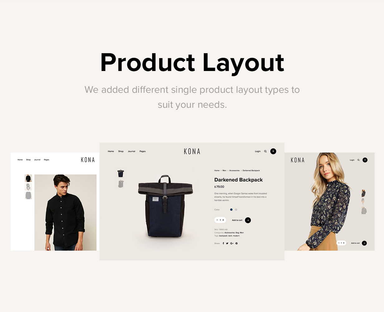 Kona - Modern & Clean eCommerce WordPress Theme - 12