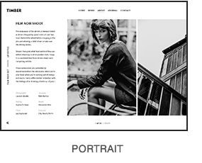 TIMBER – An Unusual Photography WordPress Theme - 2