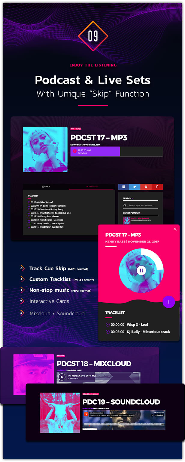 Kentha Music WordPress Theme 10