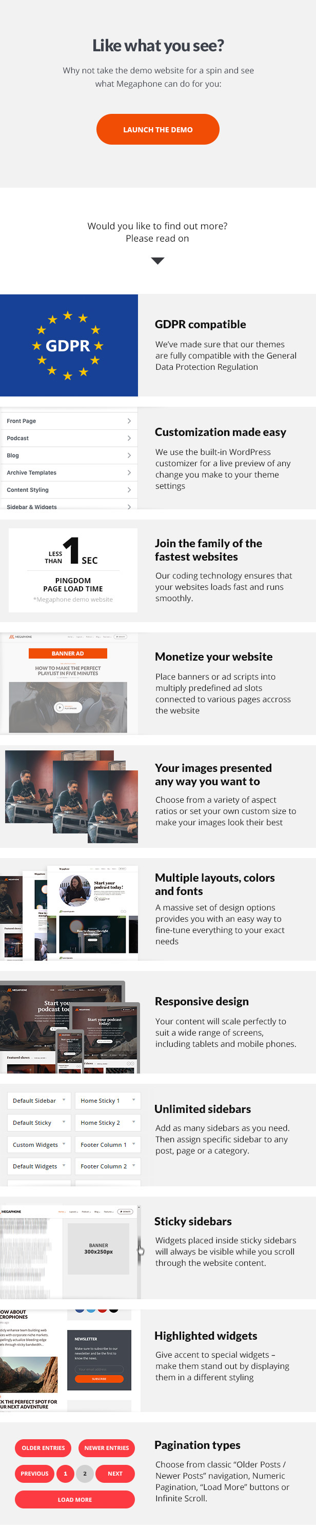 Megaphone the best Podcast/Audio/Video WordPress Theme - 4