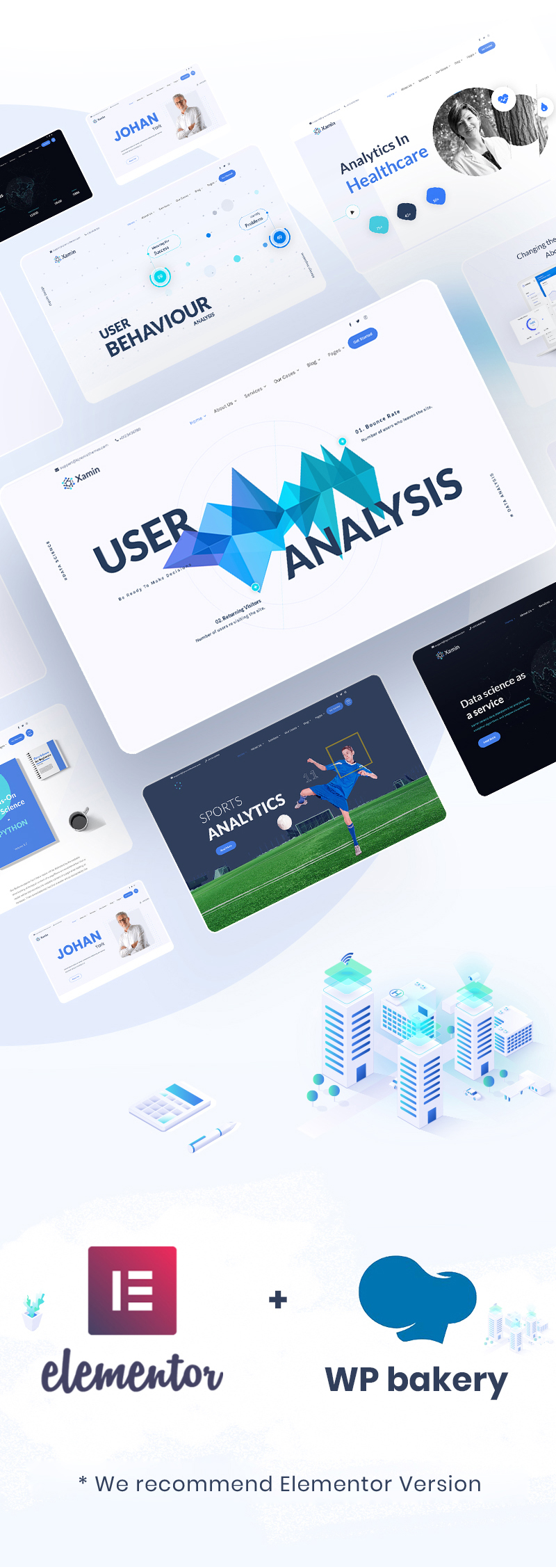 Xamin - Data Science & Analytics SaaS WordPress Theme - 6