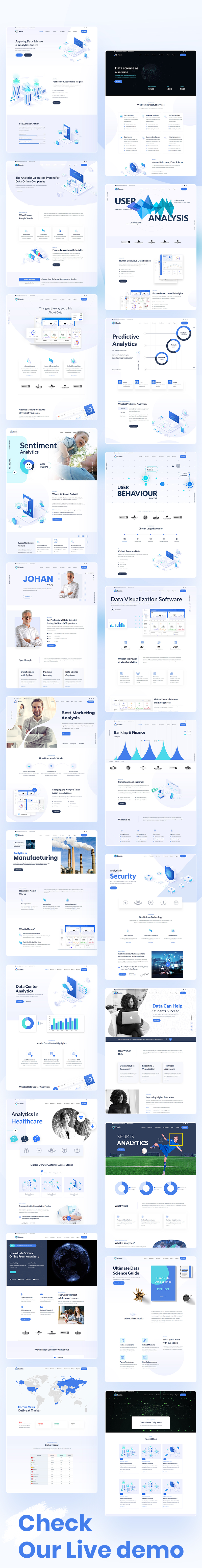 Xamin - Data Science & Analytics SaaS WordPress Theme - 12