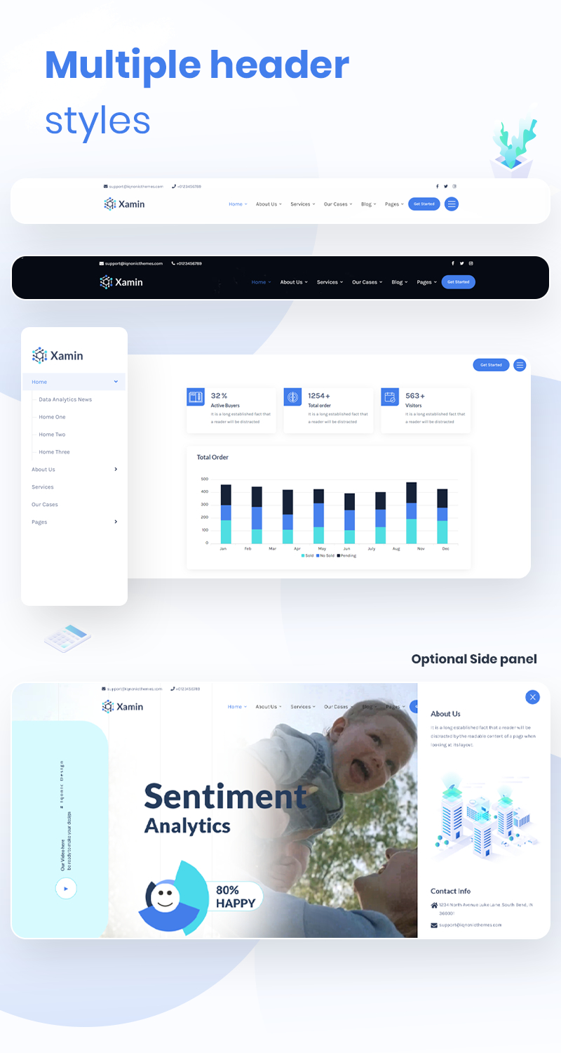 Xamin - Data Science & Analytics SaaS WordPress Theme - 13