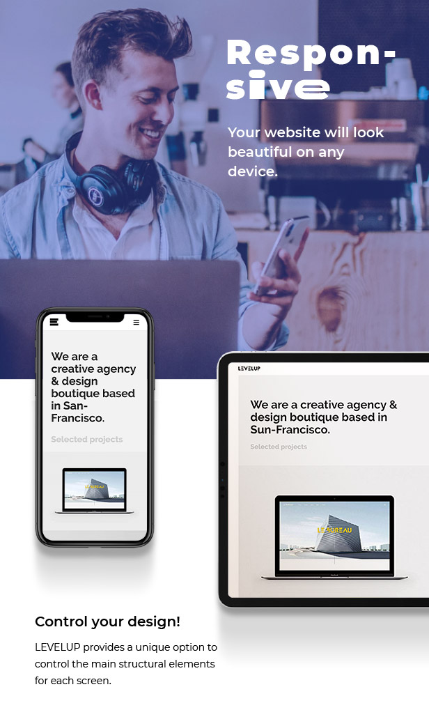 LEVELUP - Responsive Creative Multipurpose WordPress Theme - 4