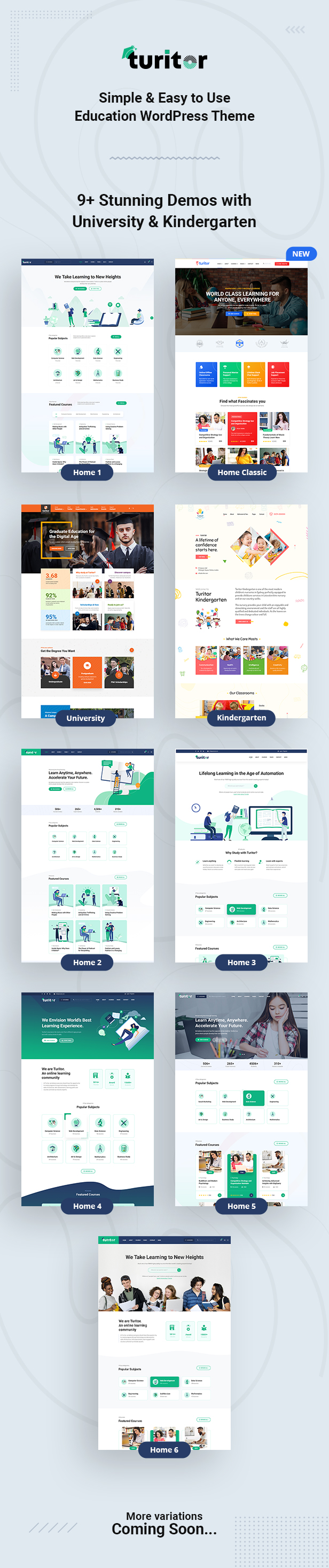 Turitor Education WordPress Theme