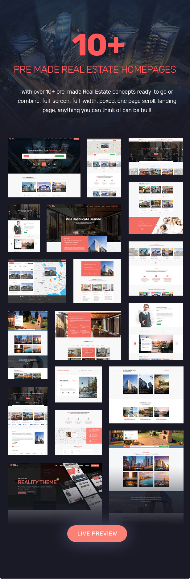 Real Estate WordPress theme