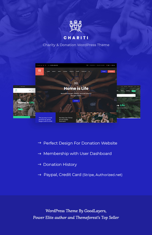 Chariti - Charity & Donation WordPress - 1