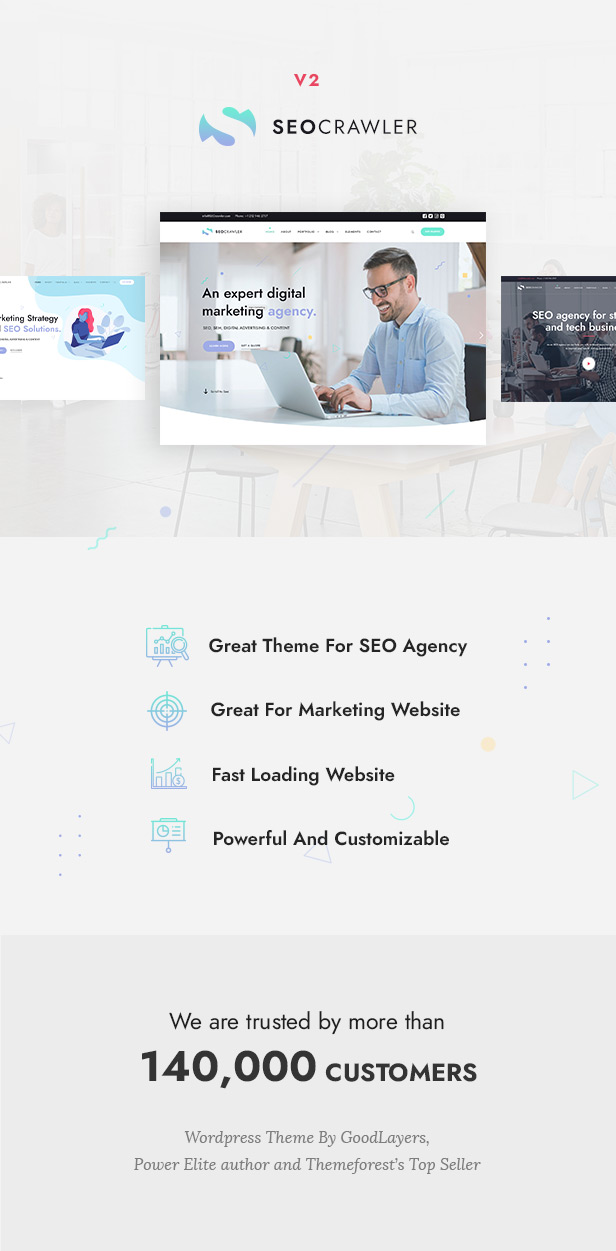 SEOCrawler - SEO & Marketing Agency WordPress - 1