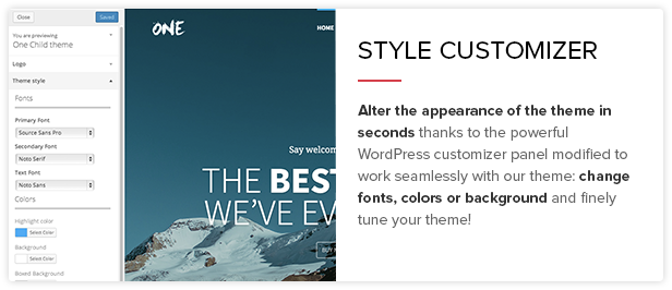 One - The Creative Multipurpose Portfolio theme - 8