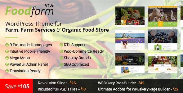 FoodFarm – WordPress Theme for Farm, Farm Services and Organic Food Store - 17