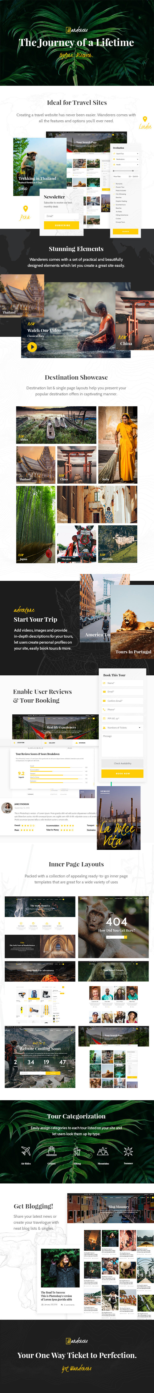 Wanderers - Adventure Travel & Tourism Theme - 2