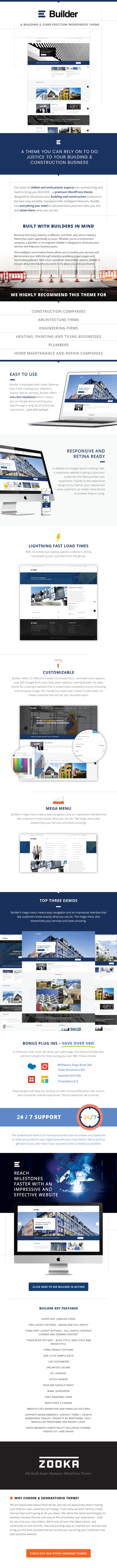 Building & Construction WordPress Theme - Builder