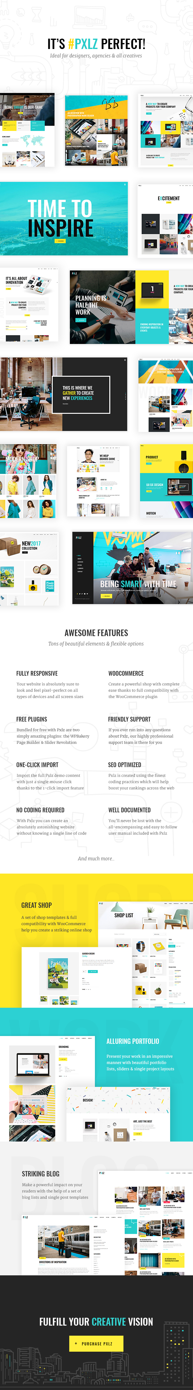 Pxlz - Creative Design Agency Theme - 1