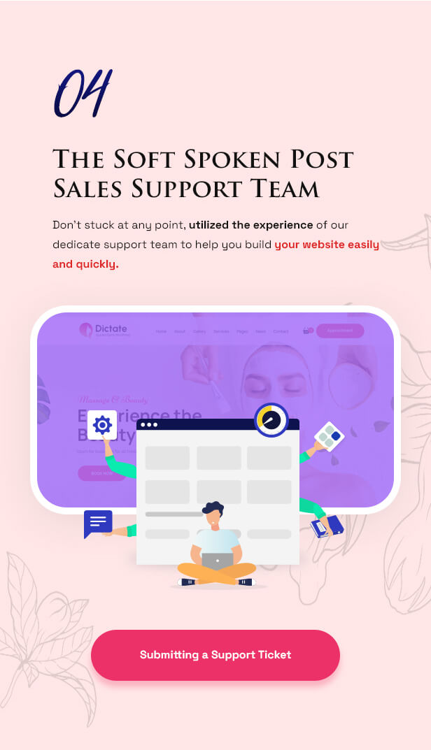 Get Appointments with Dictate - Responsive Spa and Salon Theme - 6