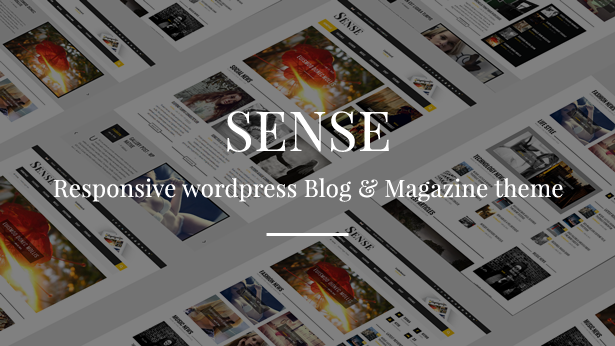 Sense - Responsive Blog Magazine and News Theme - 3