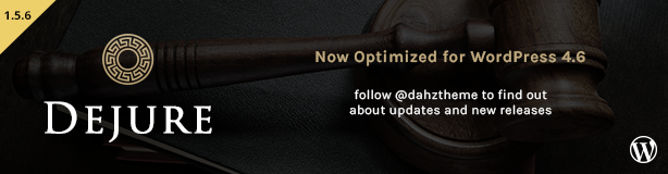 Dejure Responsive WP Theme for Law firm & Business - 1