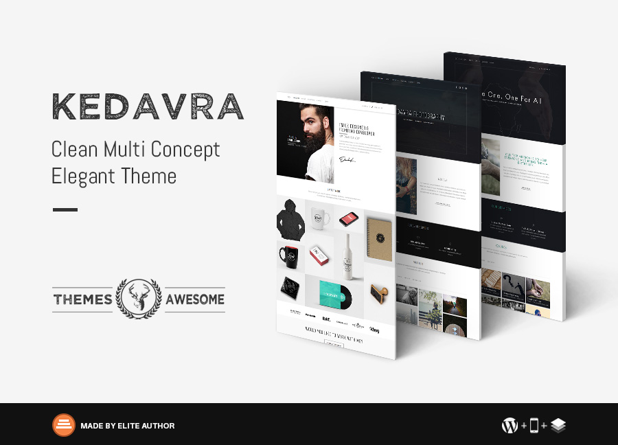 Kedavra - Clean Multi-Concept Elegant Theme - 5