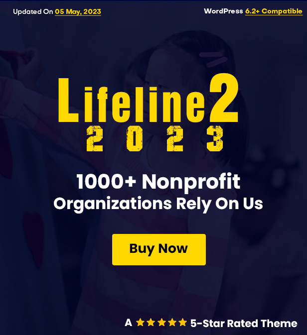 Lifeline 2 - An Ultimate Nonprofit WordPress Theme for Charity, Fundraising and NGO Organizations - 1