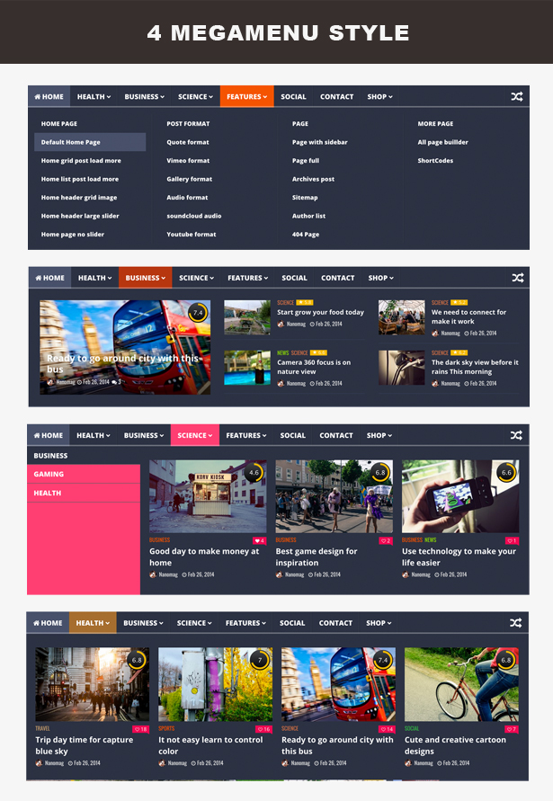 NanoMag - Responsive WordPress Magazine Theme - 4