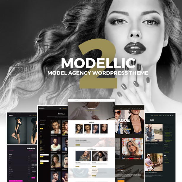 Modellic. Model Agency WordPress Theme