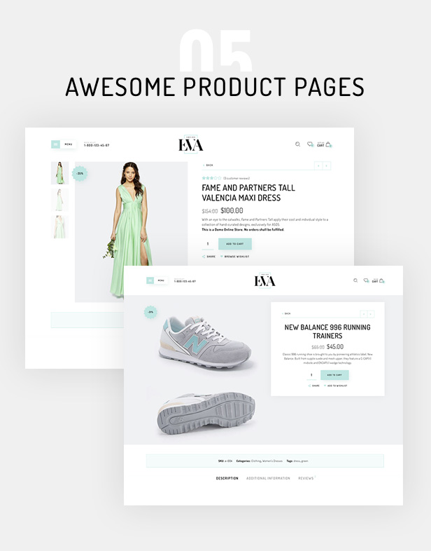 Eva - Fashion WooCommerce Theme - 8