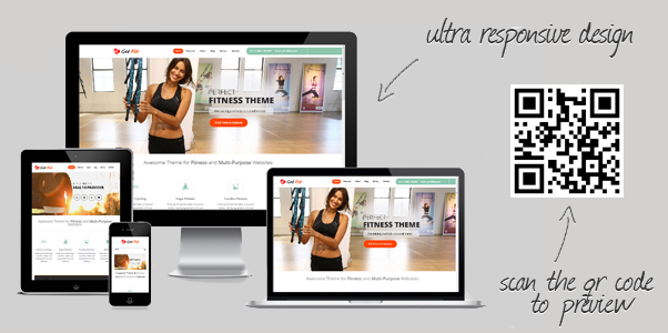 GetFit - Gym Fitness Multipurpose WordPress Theme - 1