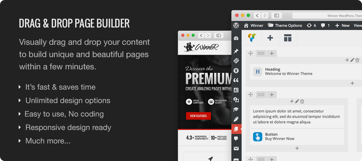 Winner Page Builder