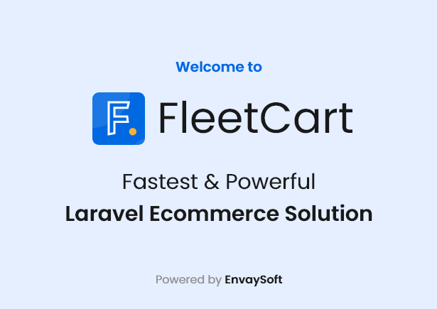 FleetCart - Laravel Ecommerce CMS