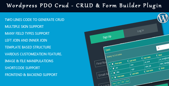 PDO Crud – Advanced PHP CRUD application (Form Builder & Database Management) - 3