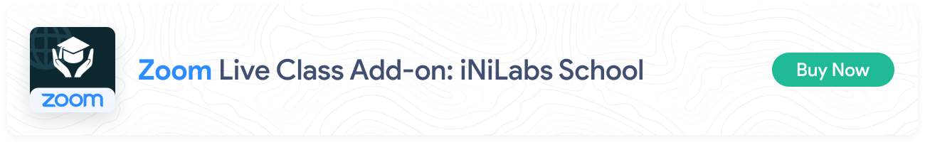 iNiLabs School Management System Addon ZOOM