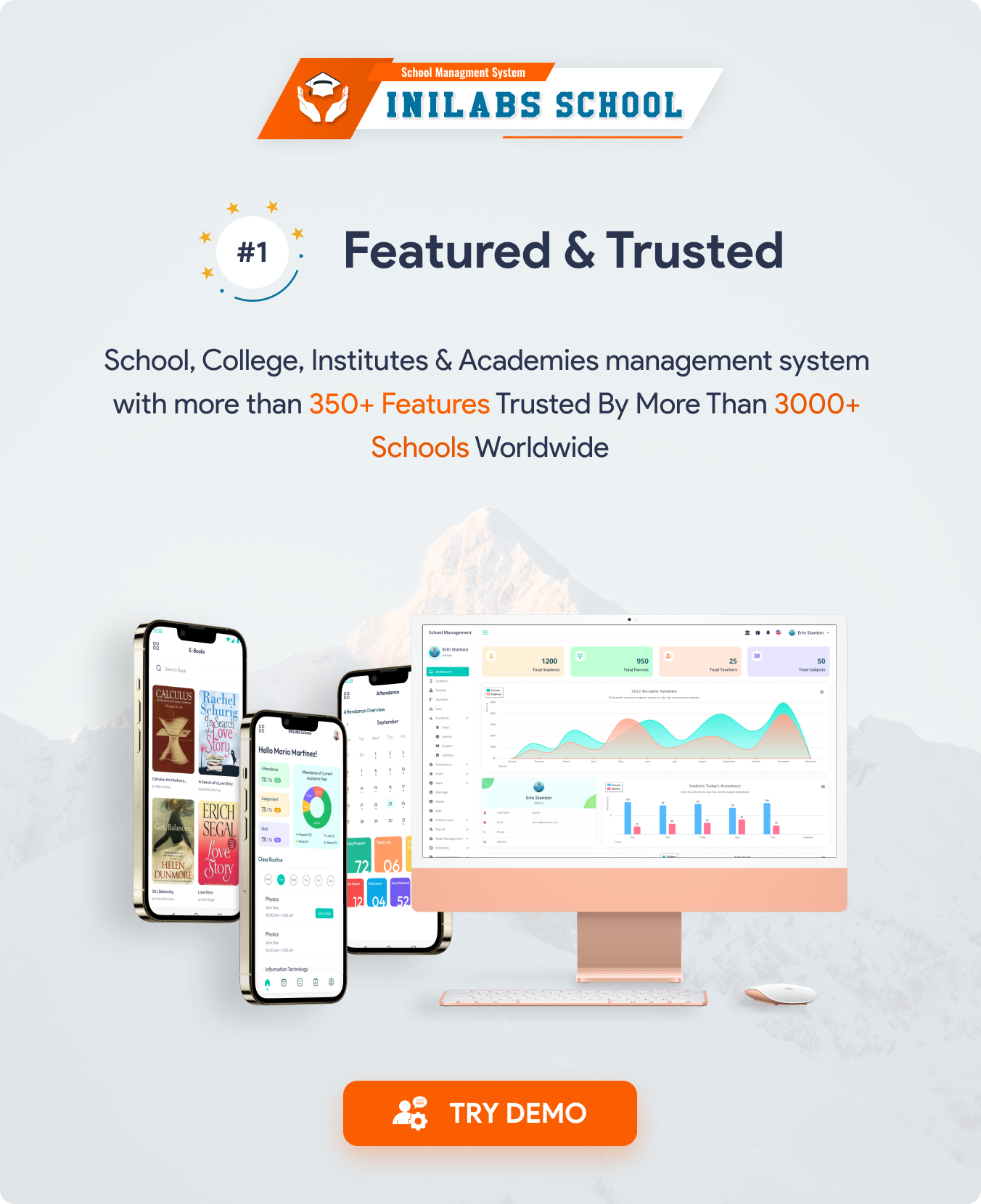iNiLabs School Management System Featured & Trusted