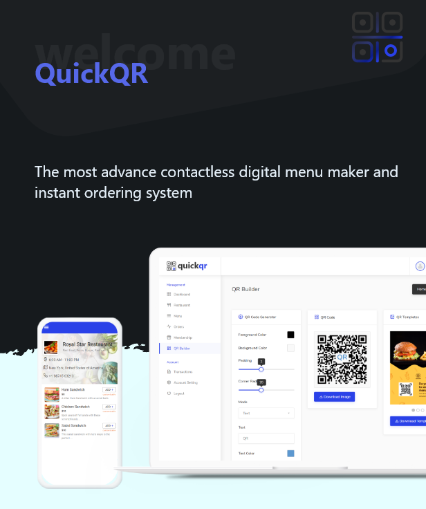 Quick QR features