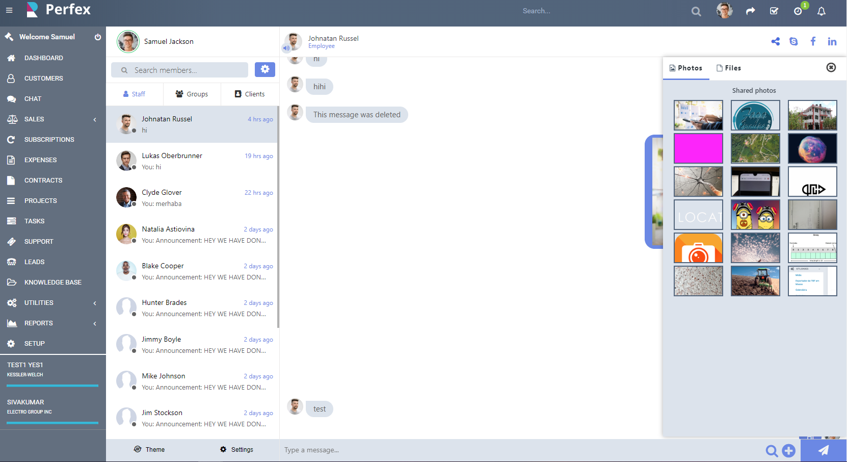 Perfex CRM Chat - 6