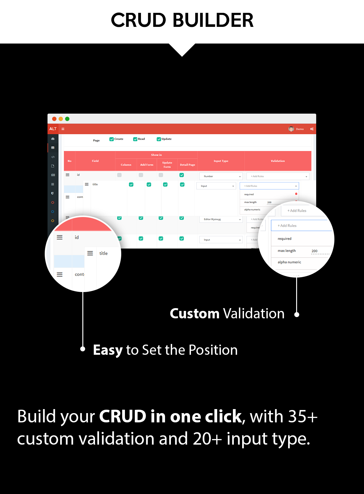 Cicool - Page, Form, Rest API and CRUD Generator - 4