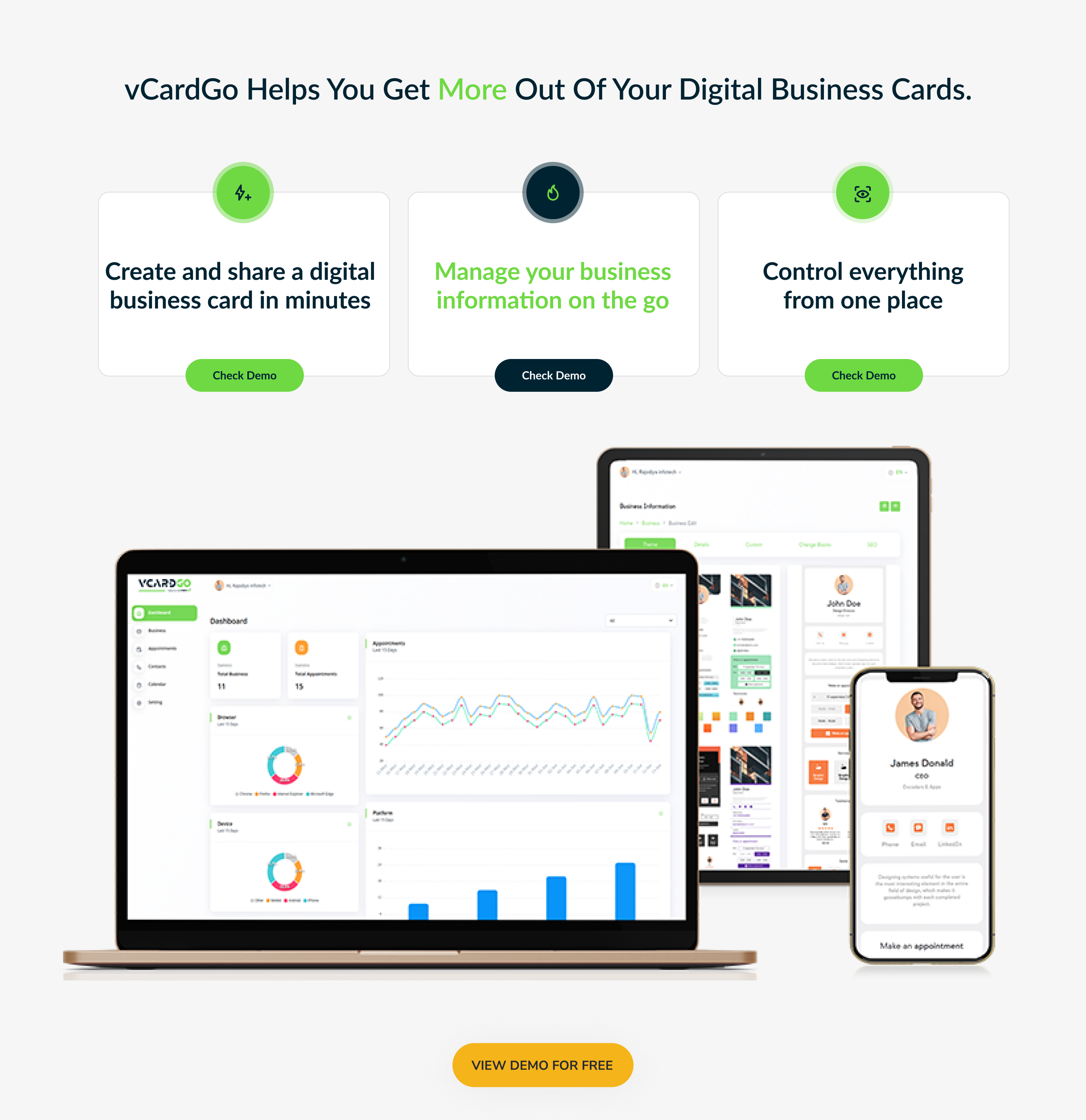 vCardGo SaaS - Digital Business Card Builder - 13
