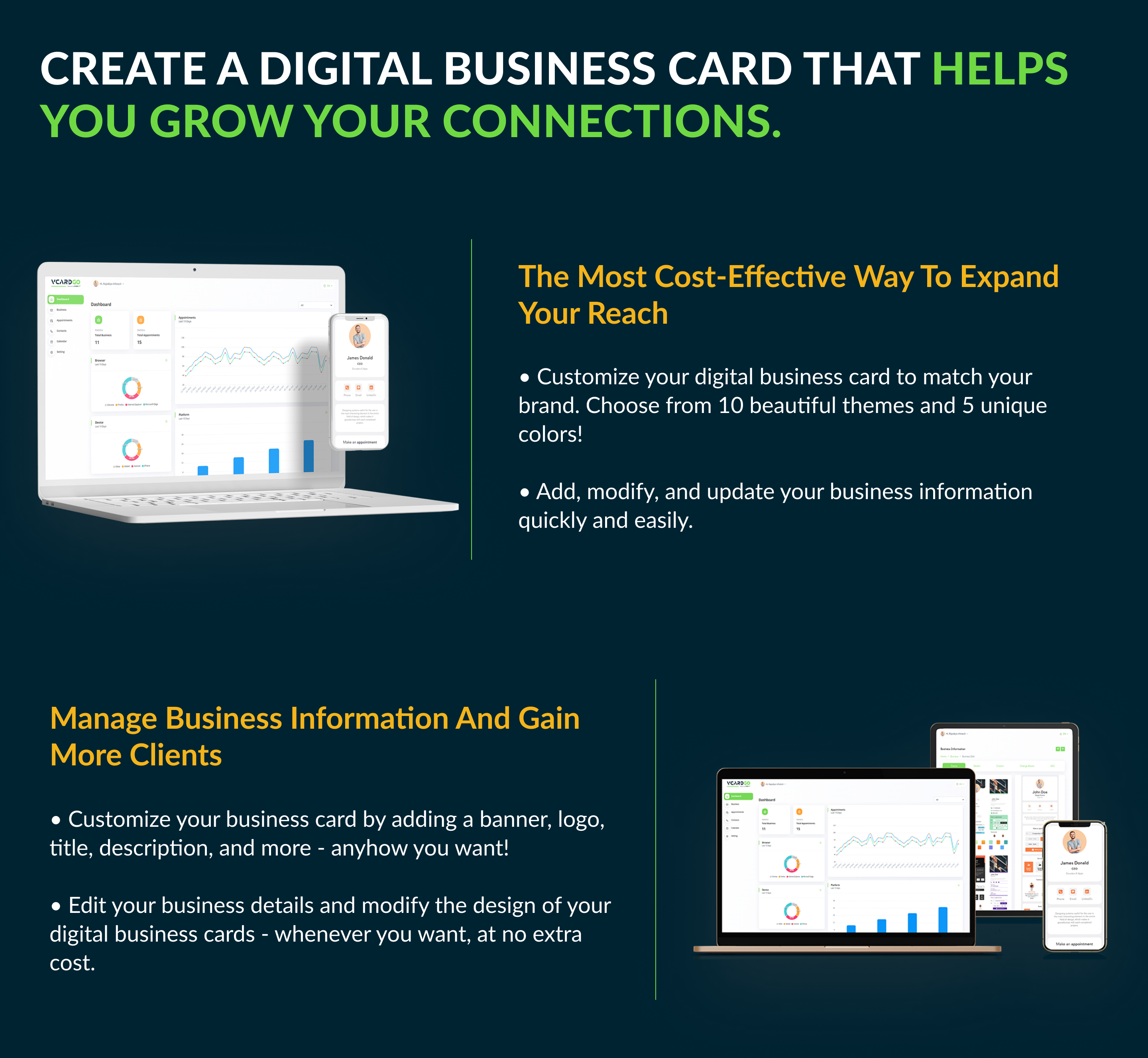 vCardGo SaaS - Digital Business Card Builder - 15