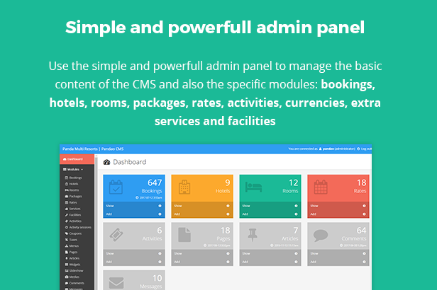 Panda Multi Resorts 8 - Booking CMS for Multi Hotels - 12